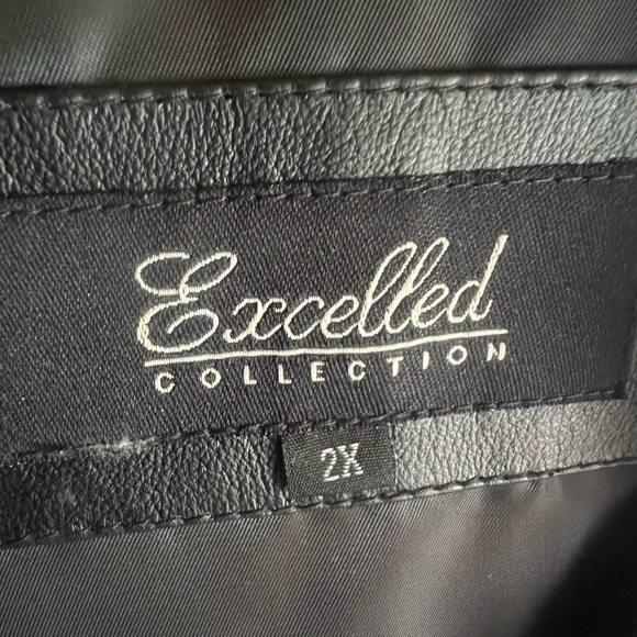Excelled Genuine Leather Blazer – Women’s 3X – Black, Plus Size - Picture 2 of 7